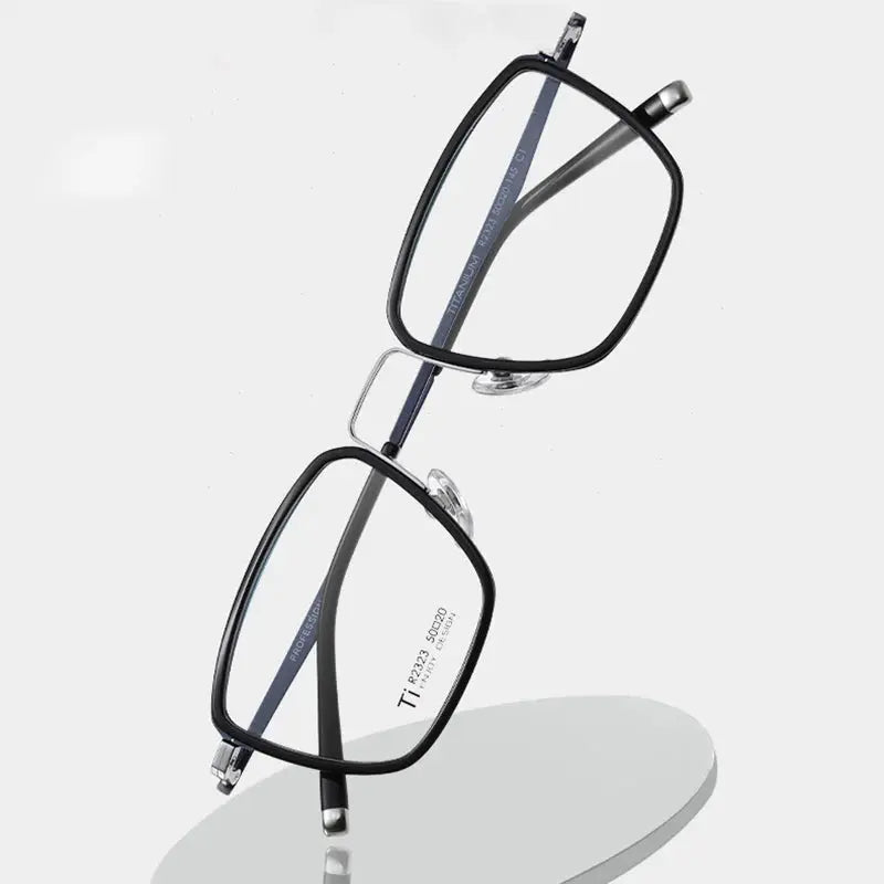 Women's Square Full Rim Alloy Prescription Glasses 232300 — view 1 | Rx Spectacle