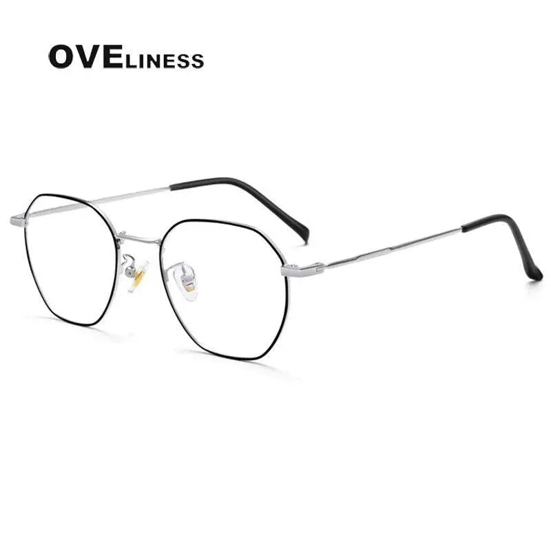 Women's Round Full Rim Titanium Prescription Glasses 2018 — view 4 | Rx Spectacle