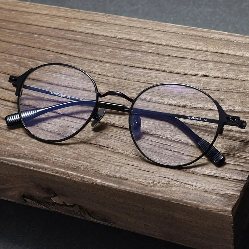 Unisex Round Full Rim Prescription Glasses 281001 — view 3 | Rx Spectacle