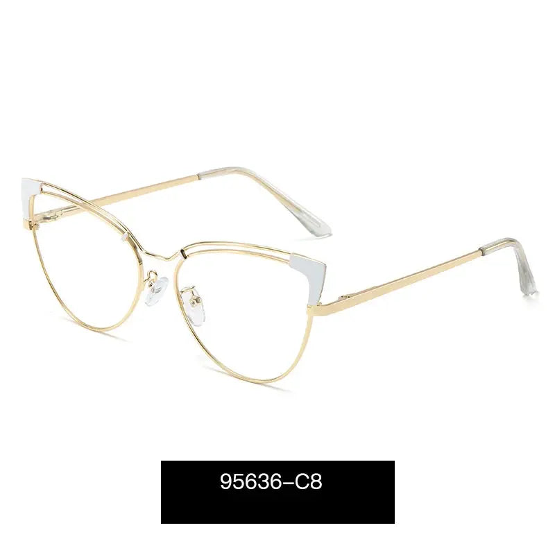 Women's Cat Eye Full Rim TR90 Prescription Glasses 195636 — view 9 | Rx Spectacle