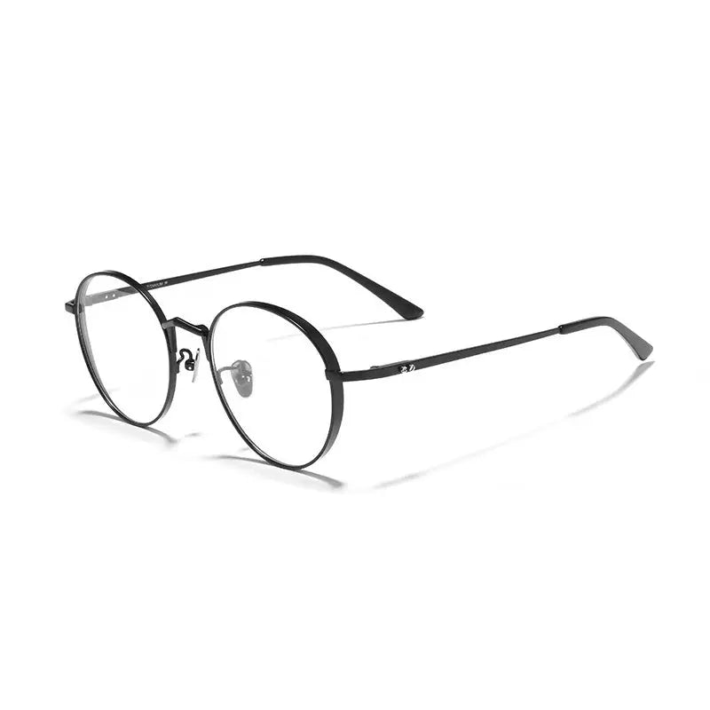Unisex Oval Full Rim Titanium Prescription Glasses 388006 — view 4 | Rx Spectacle