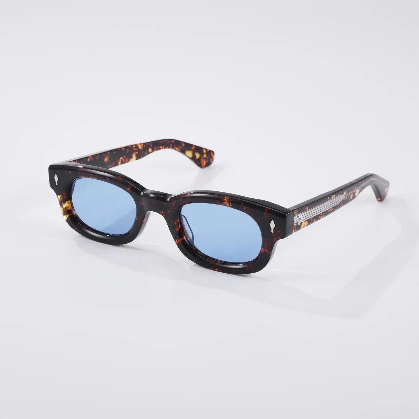 Unisex Oval Full Rim Acetate Prescription Glasses 363119 — view 8 | Rx Spectacle