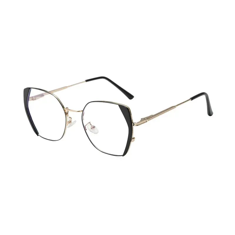 Unisex Cat Eye Full Rim Alloy Prescription Glasses Z3031 — view 4 | Rx Spectacle