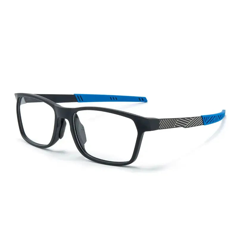 Unisex Square Full Rim TR90 Sports Glasses 48086 — view 3 | Rx Spectacle