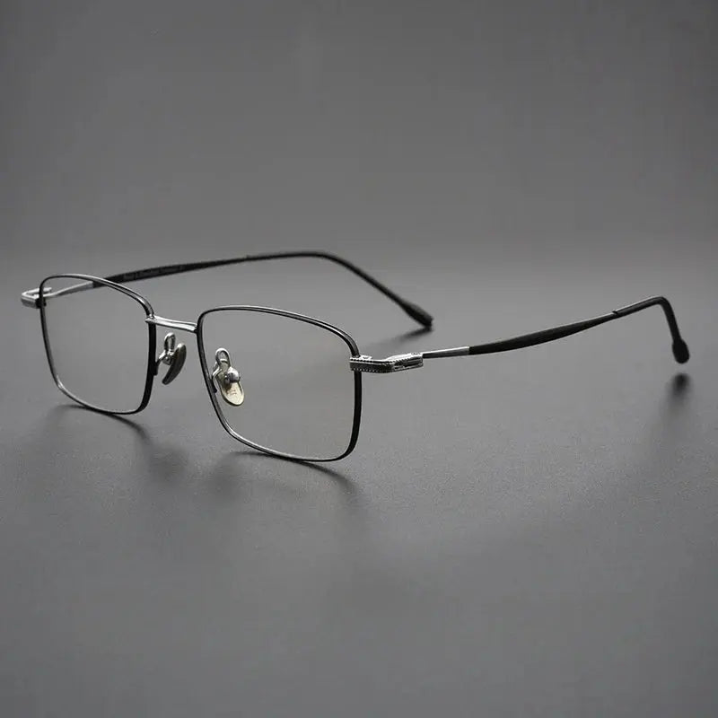 Women's Square Full Rim Titanium Prescription Glasses 78947 — view 7 | Rx Spectacle