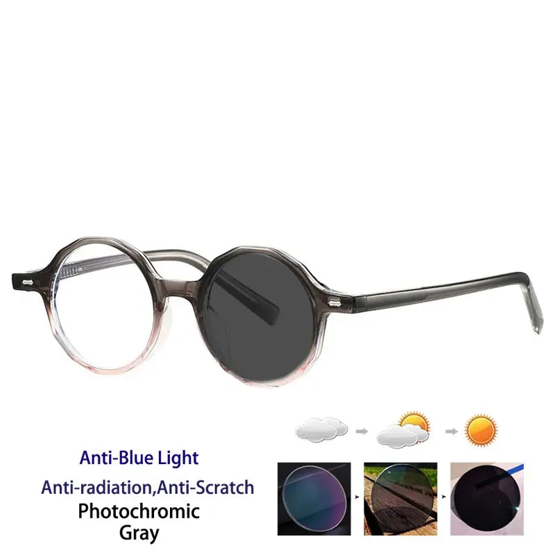 Women's Round Full Rim TR90 Reading Glasses 28008 — view 11 | Rx Spectacle