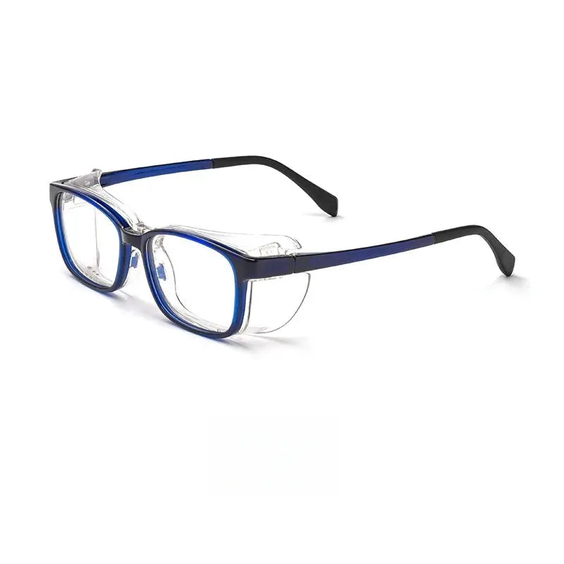 Unisex Rectangular Full Rim Clip-On Prescription Glasses 910210 — view 3 | Rx Spectacle