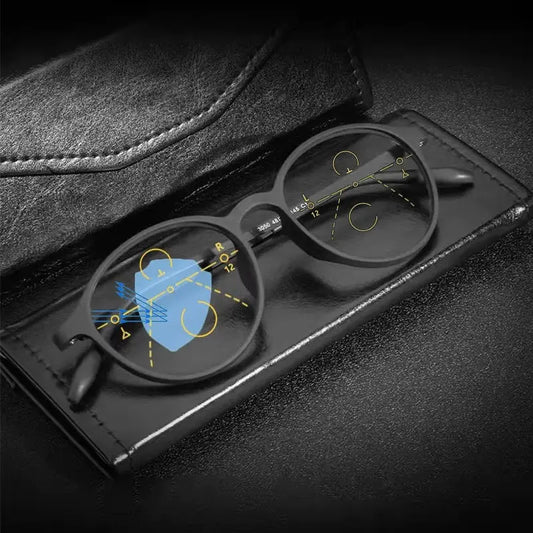 Women's Round Full Rim Reading Glasses 249135 — view 1 | Rx Spectacle