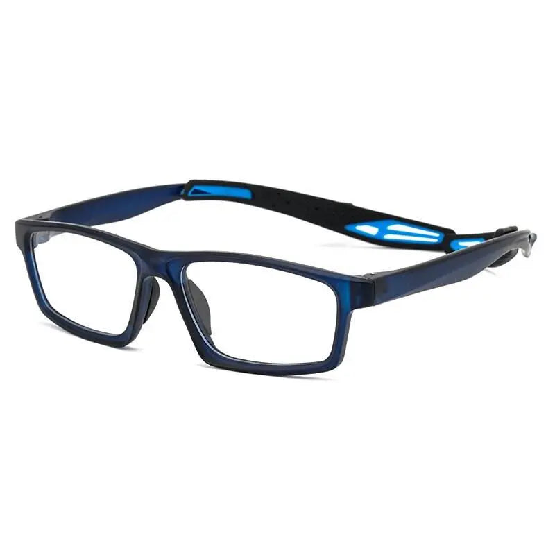 Unisex Square Full Rim TR90 Sports Glasses 1219 — view 2 | Rx Spectacle