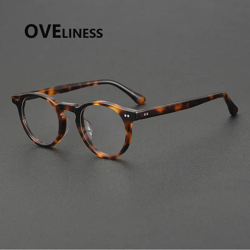 Women's Round Full Rim Acetate Prescription Glasses 398095 — view 5 | Rx Spectacle