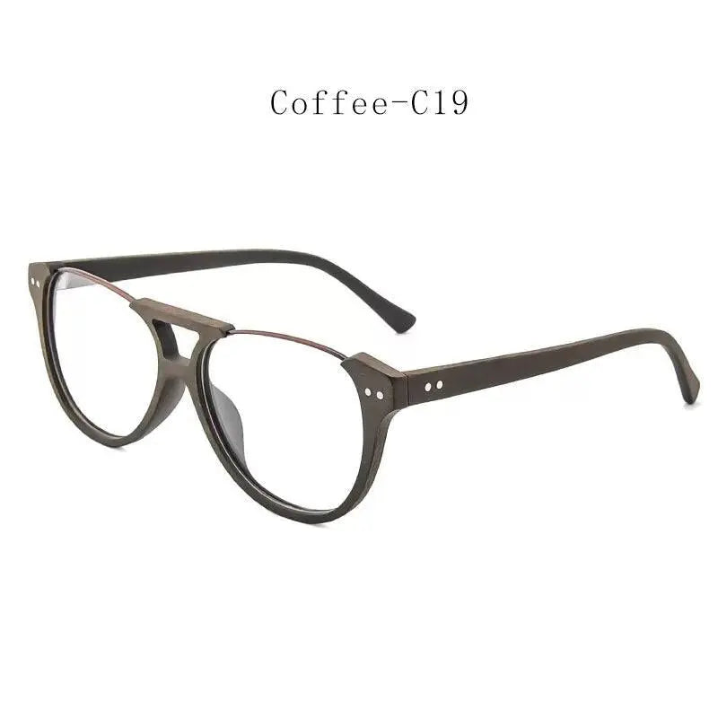 Unisex Square Full Rim Alloy Double Bridge Prescription Glasses Ft5356 — view 5 | Rx Spectacle