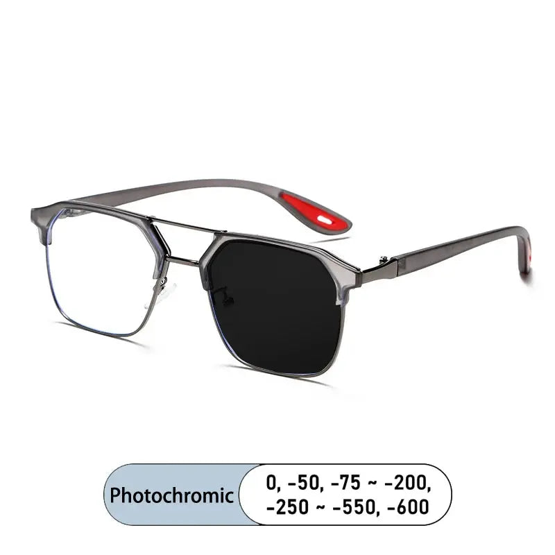 Unisex Square Full Rim TR90 Double Bridge Reading Glasses 968329 — view 4 | Rx Spectacle