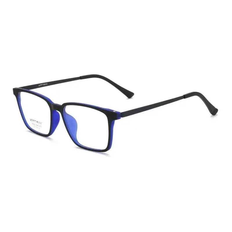 Unisex Square Full Rim Titanium Prescription Glasses 919822 — view 5 | Rx Spectacle