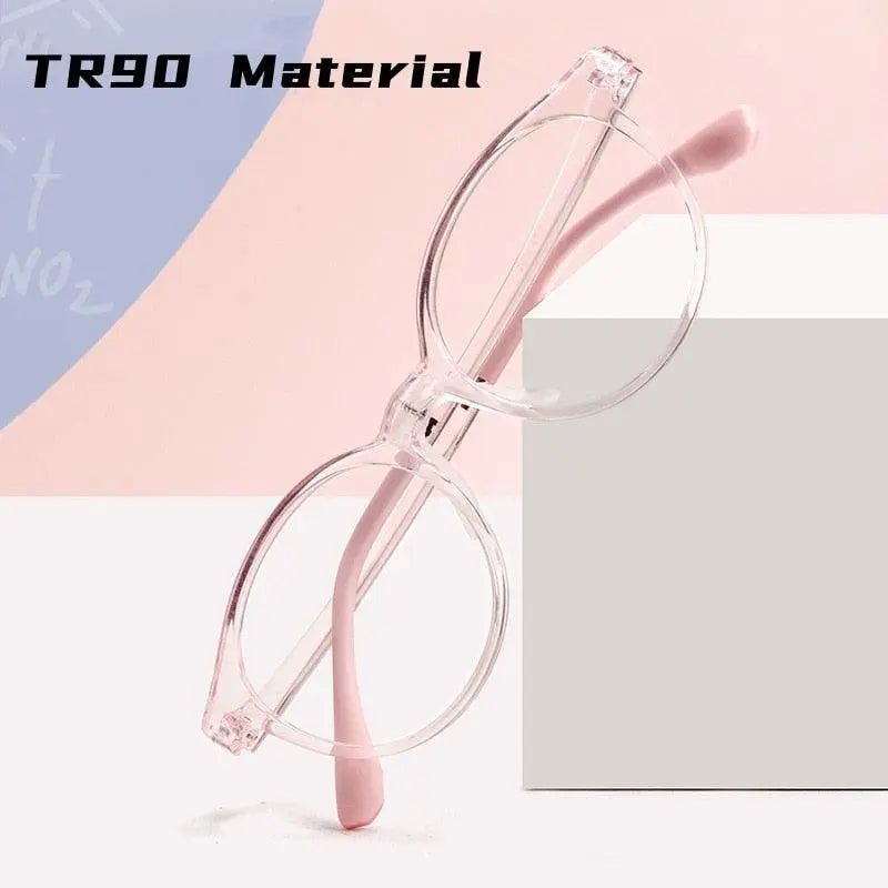 Unisex Round Full Rim TR90 Prescription Glasses 2604et — view 11 | Rx Spectacle