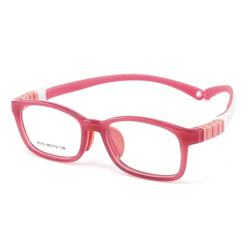 Unisex Square Full Rim TR90 Prescription Glasses Y9015 — view 8 | Rx Spectacle