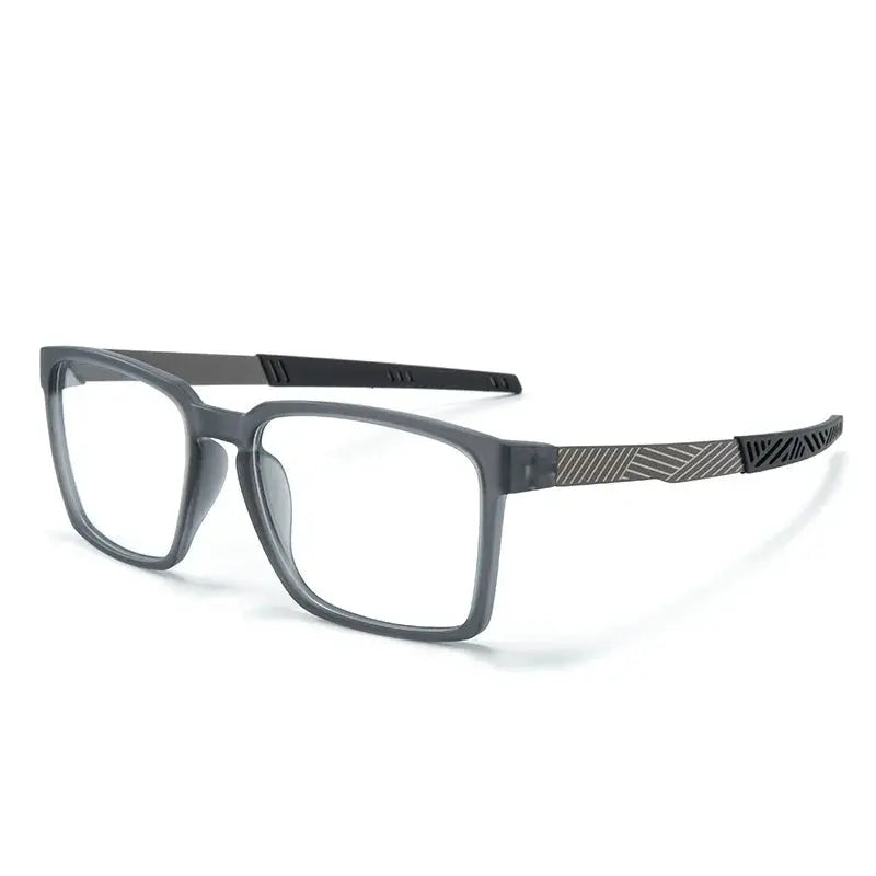 Women's Square Full Rim TR90 Sports Glasses 48084 — view 3 | Rx Spectacle