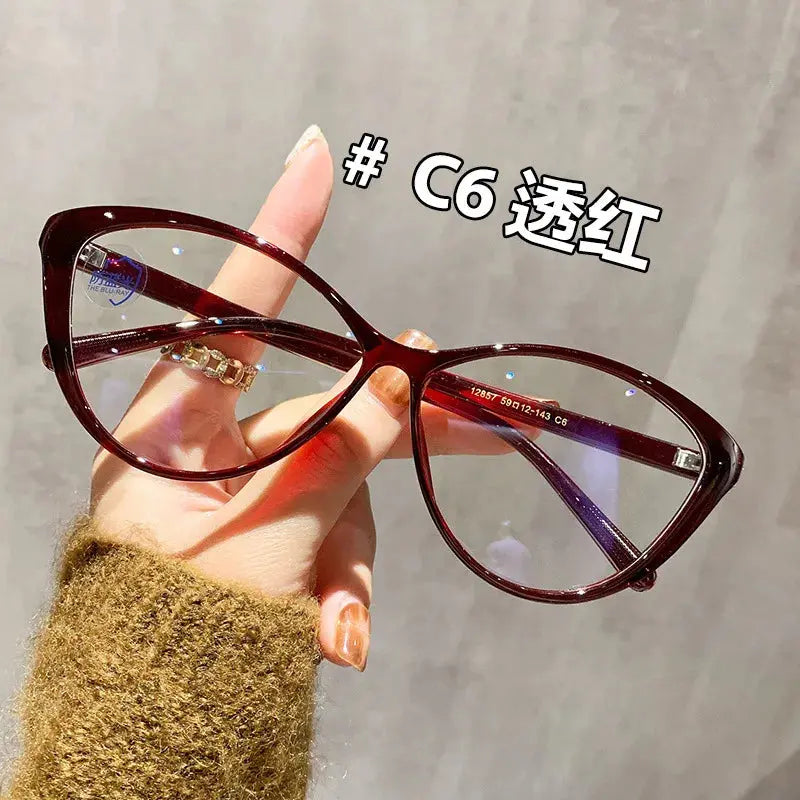 Unisex Oval Full Rim TR90 Prescription Glasses 12857 — view 7 | Rx Spectacle