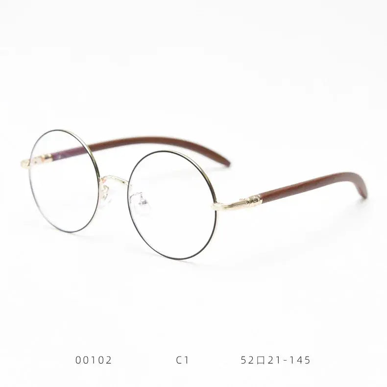 Unisex Round Full Rim TR90 Prescription Glasses 00102 — view 11 | Rx Spectacle