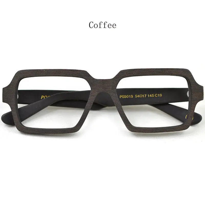 Unisex Square Full Rim Titanium Prescription Glasses 29019 — view 4 | Rx Spectacle