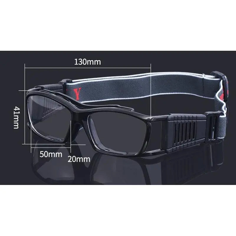 Unisex Square Full Rim Acetate Sports Glasses 881 — view 5 | Rx Spectacle