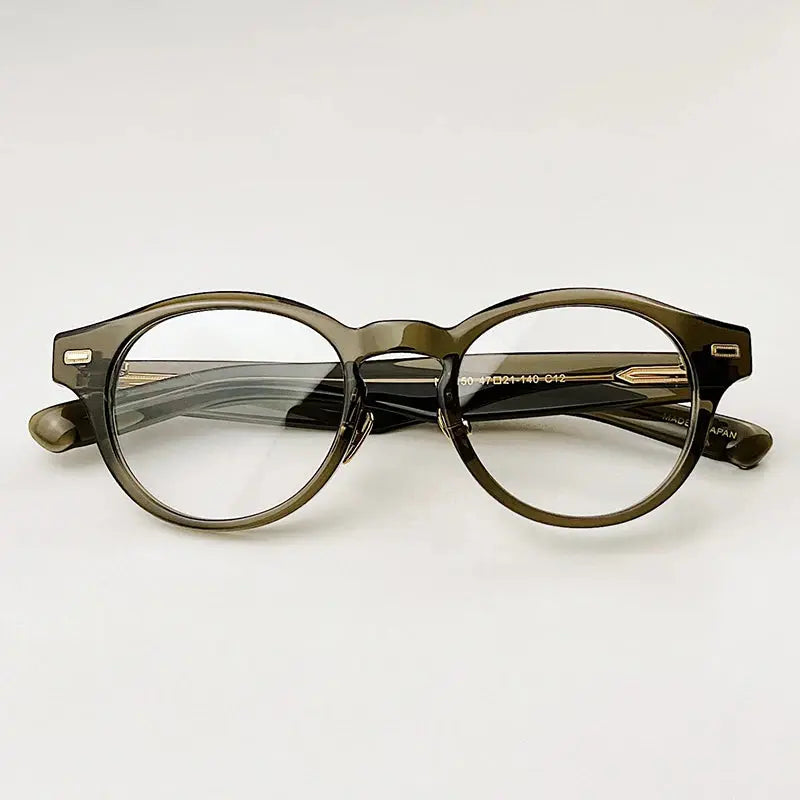 Women's Round Full Rim Acetate Prescription Glasses 61150 — view 1 | Rx Spectacle