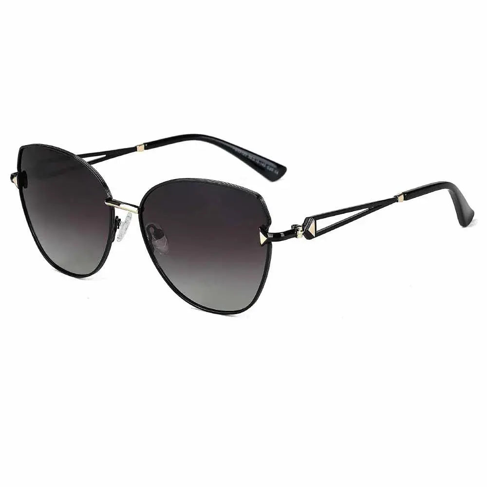 Women's Cat Eye Full Rim Alloy Prescription Glasses 33123 — view 7 | Rx Spectacle