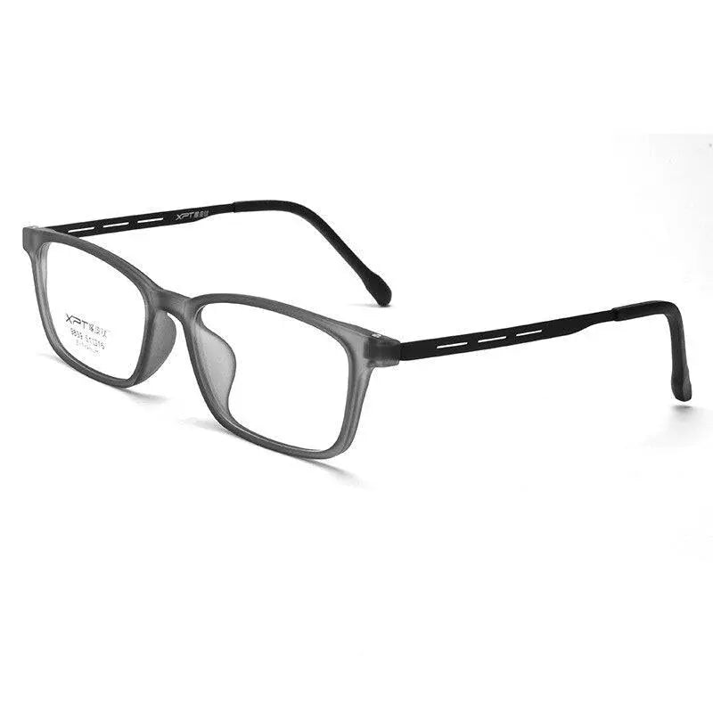 Unisex Square Full Rim Titanium Prescription Glasses 9839XP — view 2 | Rx Spectacle