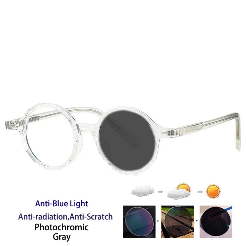 Women's Round Full Rim TR90 Reading Glasses 28008 — view 10 | Rx Spectacle
