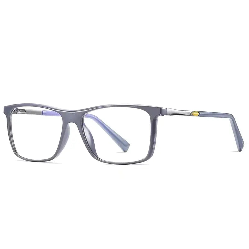 Unisex Square Full Rim Titanium Prescription Glasses 362085 — view 4 | Rx Spectacle