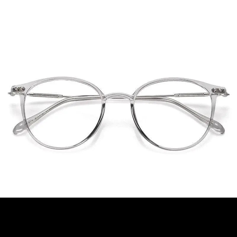 Unisex Round Full Rim TR90 Prescription Glasses 90045 — view 4 | Rx Spectacle