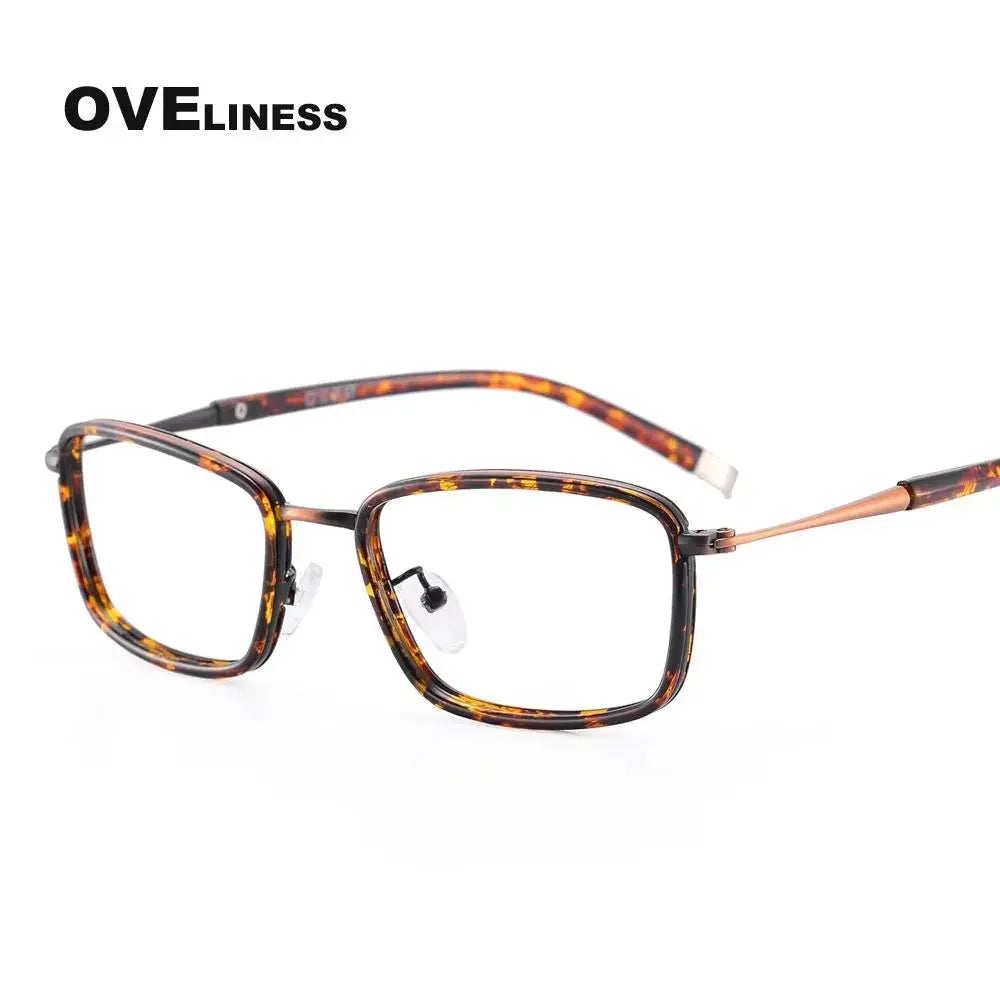 Women's Square Full Rim Acetate Prescription Glasses 390037 — view 3 | Rx Spectacle
