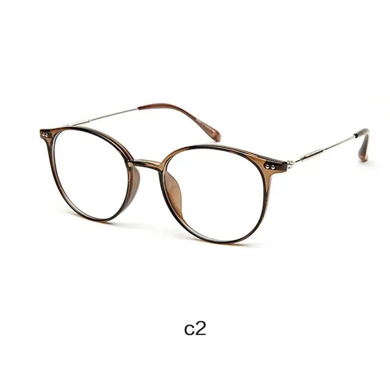 Unisex Round Full Rim Acetate Prescription Glasses 13819 — view 8 | Rx Spectacle