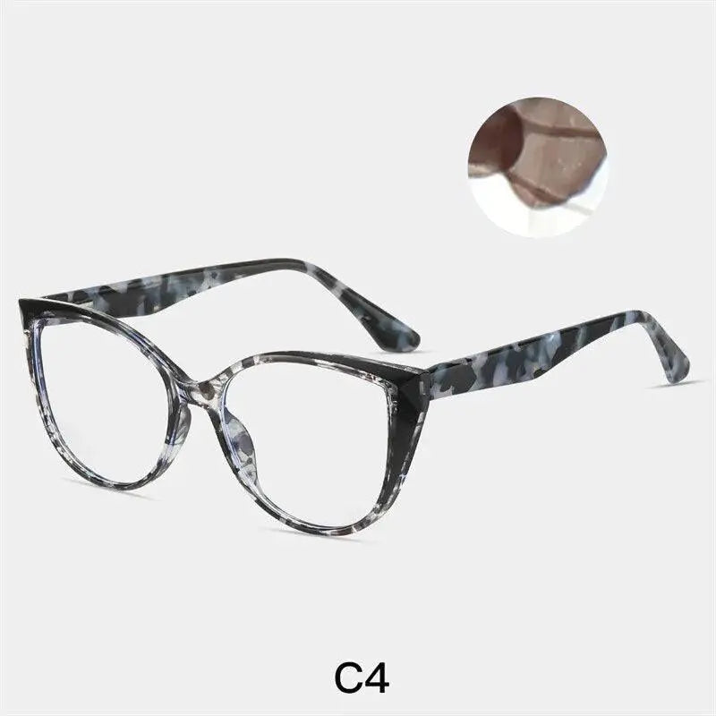 Women's Cat Eye Full Rim Acetate Prescription Glasses 87224 — view 10 | Rx Spectacle