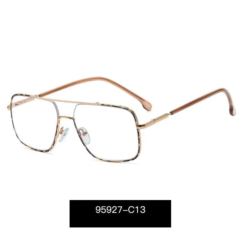 Women's Square Full Rim TR90 Double Bridge Prescription Glasses 95927 — view 2 | Rx Spectacle