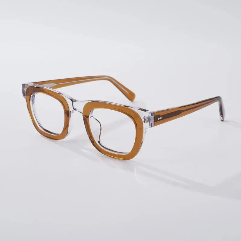 Unisex Browline Full Rim Acetate Prescription Glasses 838173 — view 6 | Rx Spectacle
