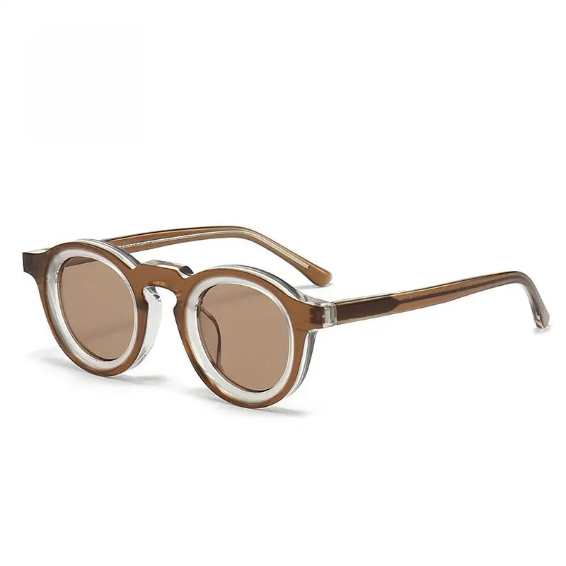 Unisex Round Full Rim Acetate Prescription Glasses 442741 — view 13 | Rx Spectacle