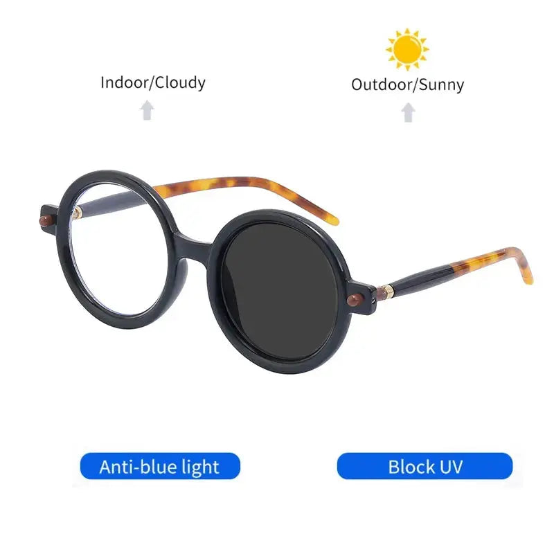 Unisex Round Full Rim Acetate Reading Glasses 86602 — view 2 | Rx Spectacle