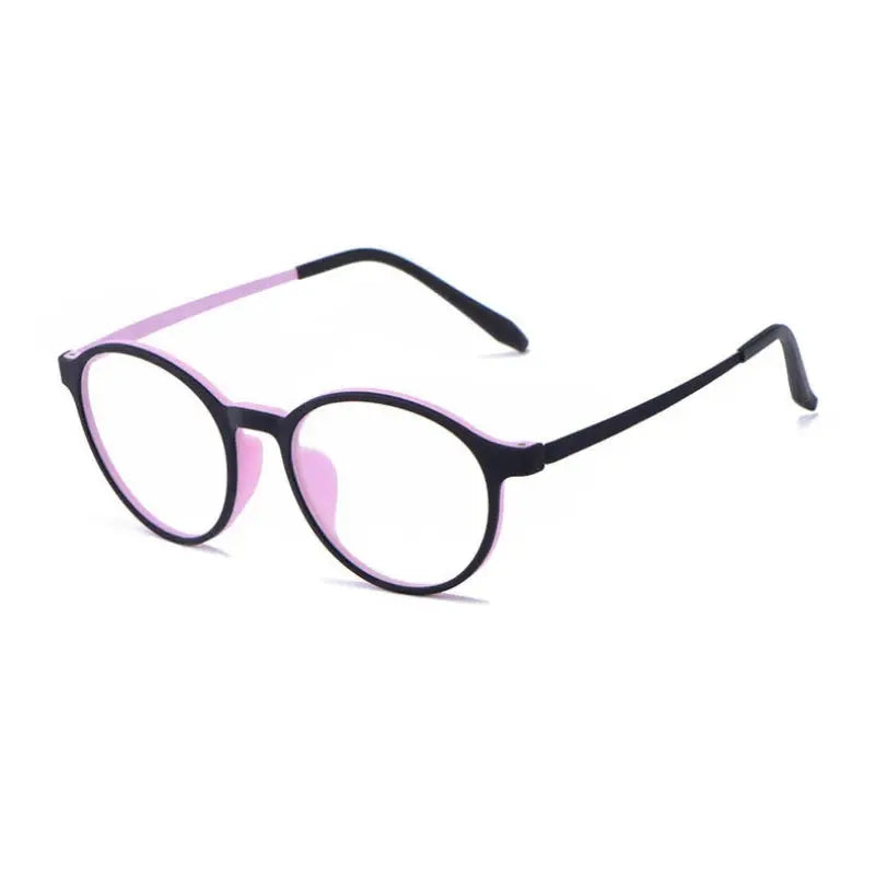 Women's Round Full Rim Titanium Prescription Glasses 913562 — view 6 | Rx Spectacle