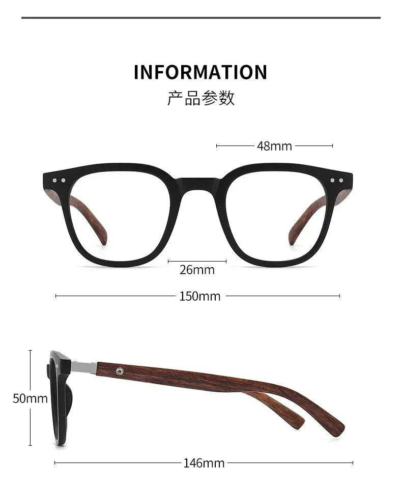 Unisex Oval Full Rim TR90 Oversized Prescription Glasses 83026 — view 8 | Rx Spectacle