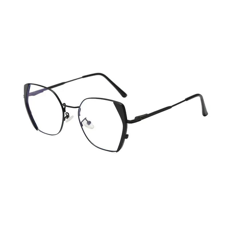 Unisex Cat Eye Full Rim Alloy Prescription Glasses Z3031 — view 7 | Rx Spectacle