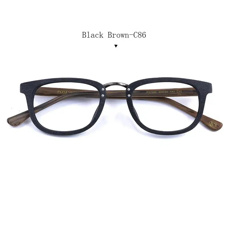 Women's Square Full Rim Alloy Prescription Glasses 87082 — view 3 | Rx Spectacle