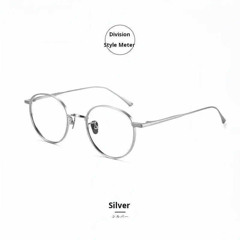 Women's Oval Full Rim Titanium Prescription Glasses 721835 — view 6 | Rx Spectacle