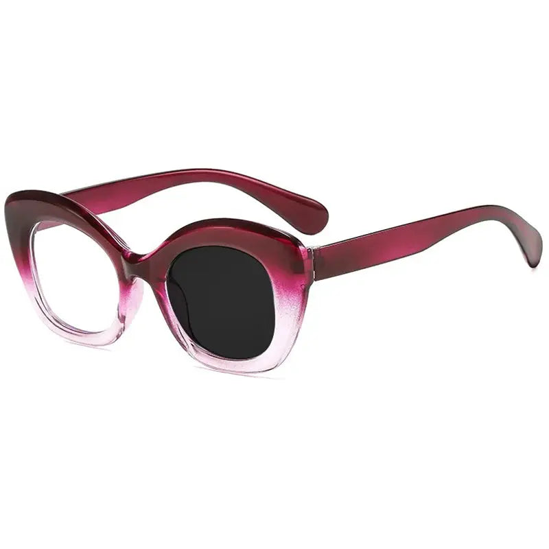 Women's Square Full Rim Acetate Reading Glasses 711388 — view 4 | Rx Spectacle