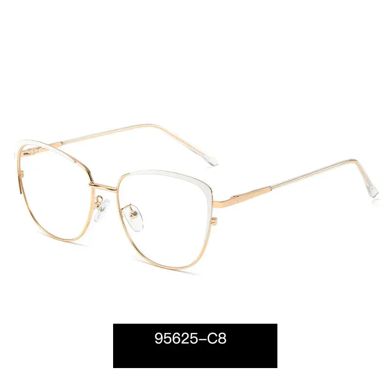 Women's Cat Eye Full Rim TR90 Prescription Glasses 95625 — view 4 | Rx Spectacle