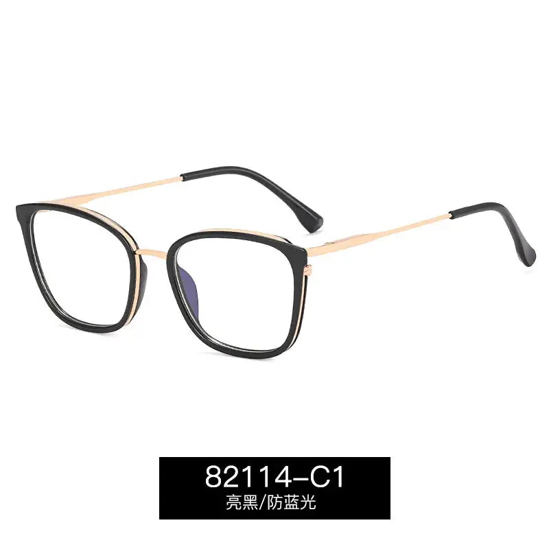Women's Cat Eye Full Rim TR90 Prescription Glasses 82114 — view 3 | Rx Spectacle