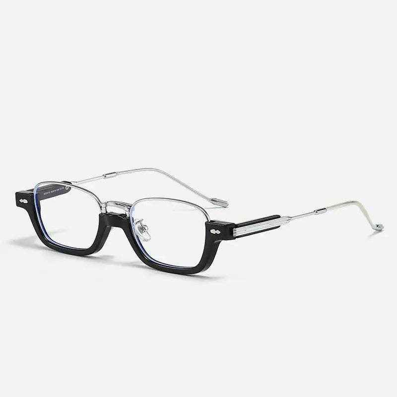 Unisex Semi-Rimless Acetate Reading Glasses 22015 — view 1 | Rx Spectacle