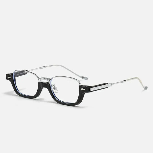 Unisex Semi-Rimless Acetate Reading Glasses 22015 — view 1 | Rx Spectacle