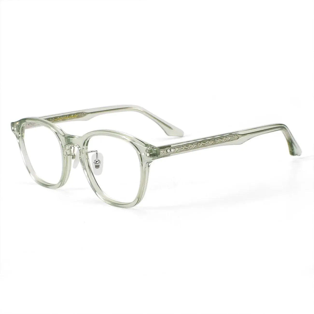 Unisex Round Full Rim Acetate Prescription Glasses 369805 — view 6 | Rx Spectacle