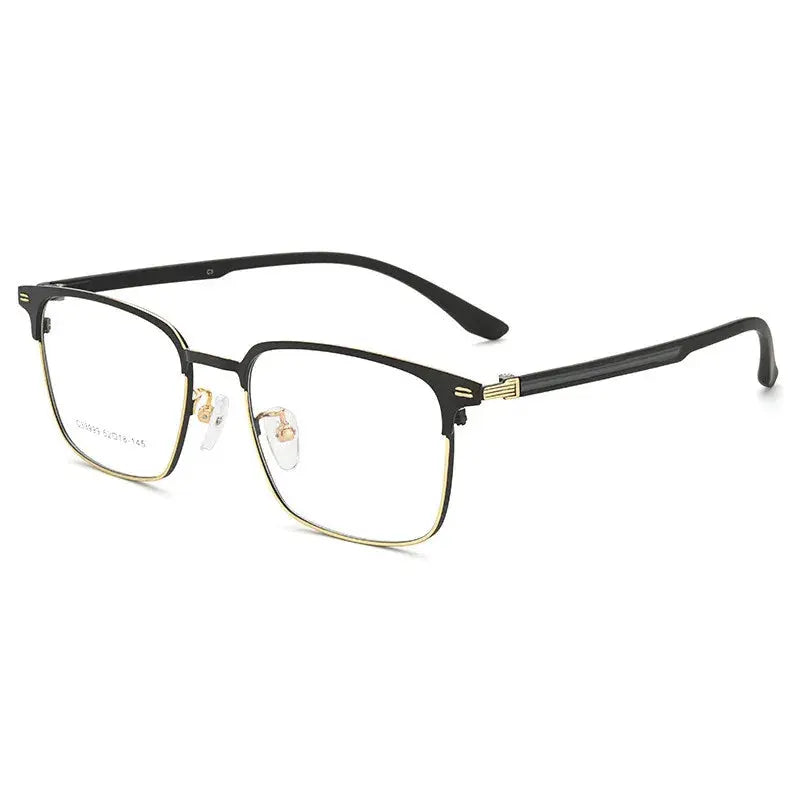 Unisex Square Full Rim Alloy Reading Glasses 33999 — view 7 | Rx Spectacle