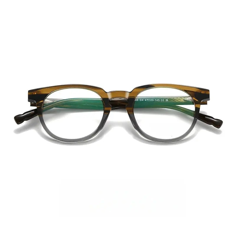 Women's Round Full Rim Acetate Prescription Glasses 622245 — view 6 | Rx Spectacle